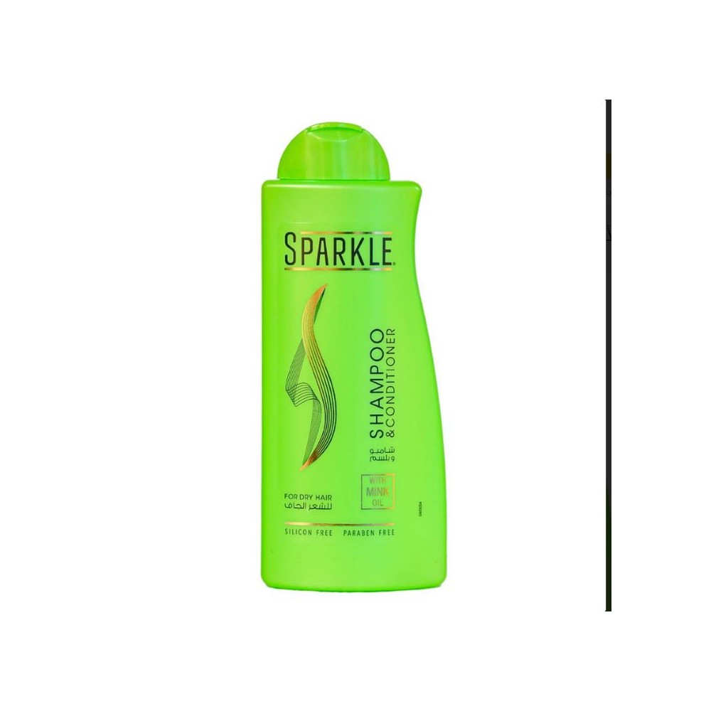 SPARKLE 600 ML GREEN SHAMPOO & CONDITIONER