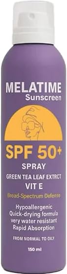 Melatime Sunscreen Spray (SPF 50+) 150 ml