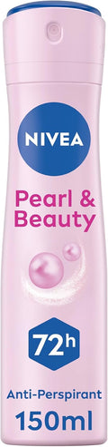 NIVEA Antiperspirant Spray for Women, Pearl & Beauty Pearl Extracts, 150ml