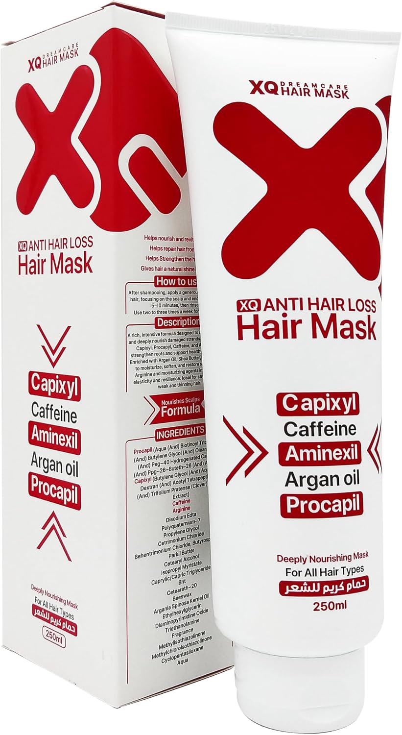 XQ 250ML RED HAIR MASK  ANTIHAIR LOSS