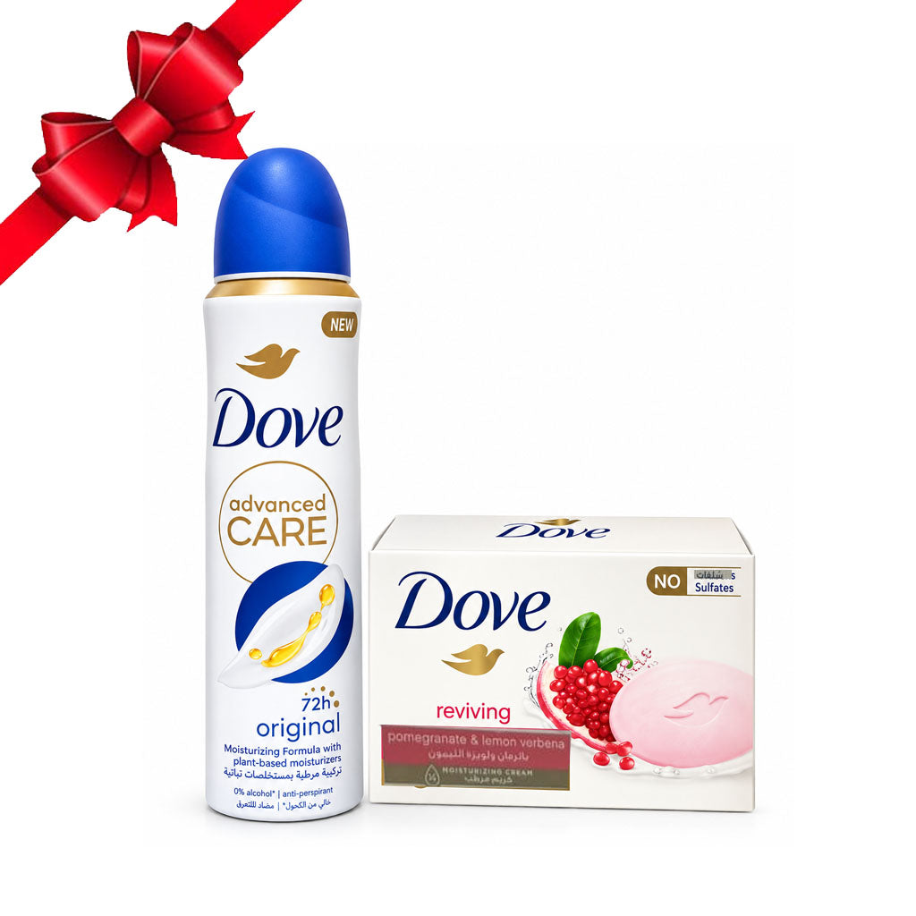 DOVE SPRAY 150ML ORIGNAL+DOVE SOAP REVIVING 1+1 OFF